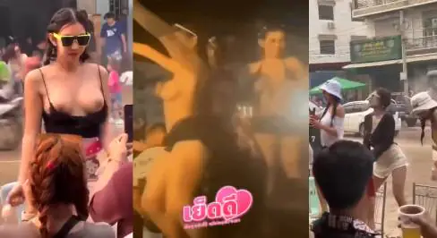 คลิปหลุดxxxเด็ด คลิปหลุดวันไหลสงกรานต์เต้นยั่วเปิดนมโชว์ชัดๆ หุ่นยั่วเย็ดสไตล์เต้นเสียวๆ เห็นจะๆ โครตเดือดดูด่วนจัดเต็ม