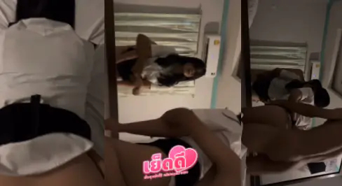 คลิปหลุดสาวมหาลัยสุดเด็ด เลิกเรียนปุ๊บตรงดิ่งเข้าโรงแรมกับแฟนหนุ่ม จัดหนักเย็ดสดสุดมันส์หน้ากระจกเงา เสียวซ่านสะท้านใจ แฟนหนุ่มตั้งกล้องมือถือถ่ายเก็บไว้แต่ดันหลุดกระจาย โดนเย็ดคาชุดนิสิต